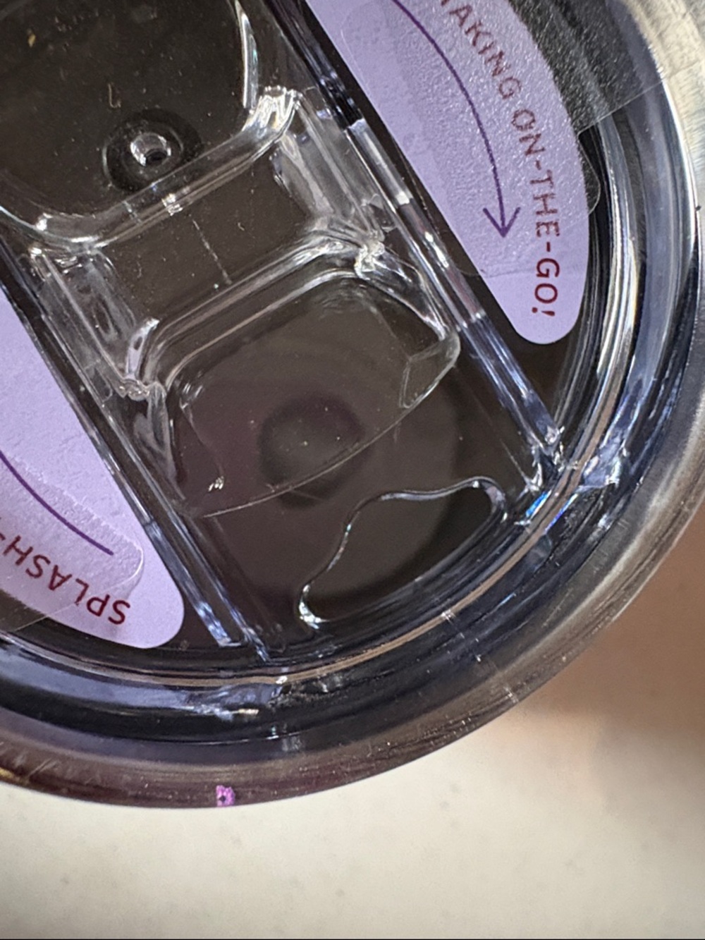 Manna Stainless Steel Wine Tumblers - Purple & Red Conversation Hearts - Picture 9 of 9